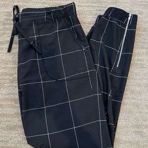 Albion black windowpane jetsetters